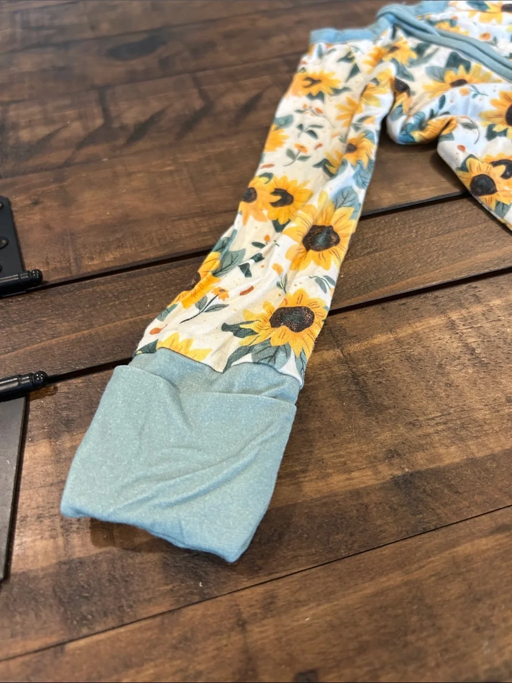 Little One Shop 12-18M Sunflower Print Kids One-Piece Pajama 🌻